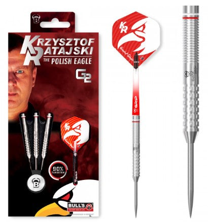BULL'S DE - Krzysztof Ratajski - Steel Tip Darts - 90% Tungsten