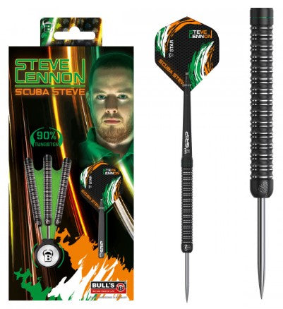 BULL'S DE - Steve Lennon - Steel Tip Darts - 90% Tungsten