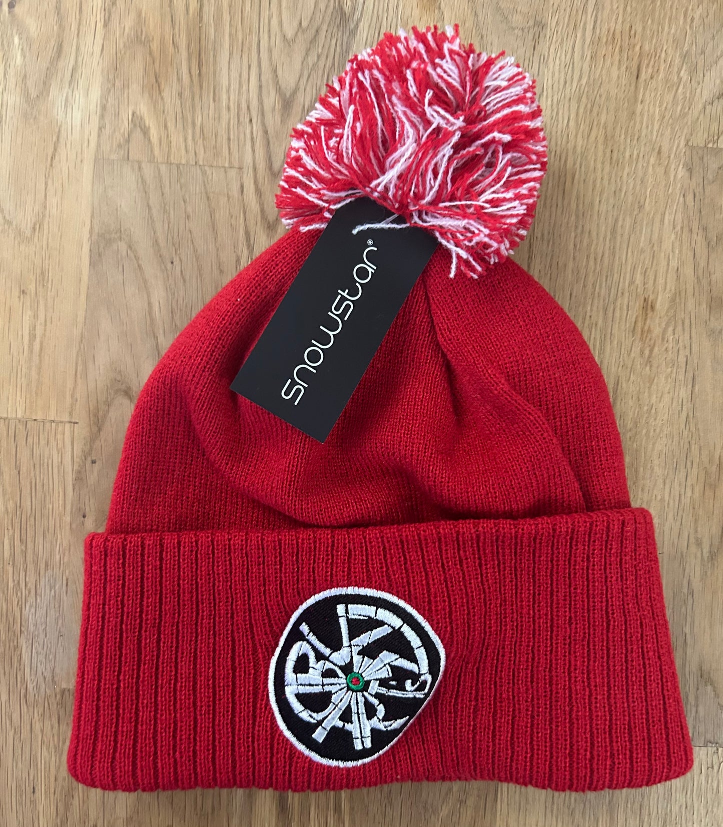 Buzz Darts - Pom Pom Winter Hat - Red