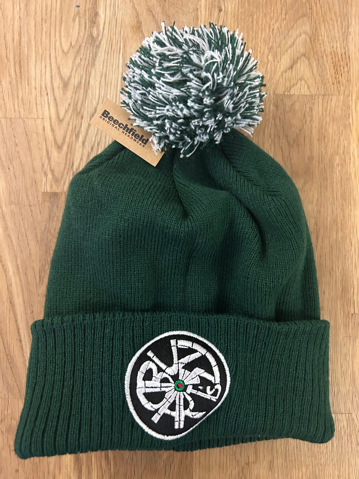 Buzz Darts - Pom Pom Winter Hat - Bottle Green