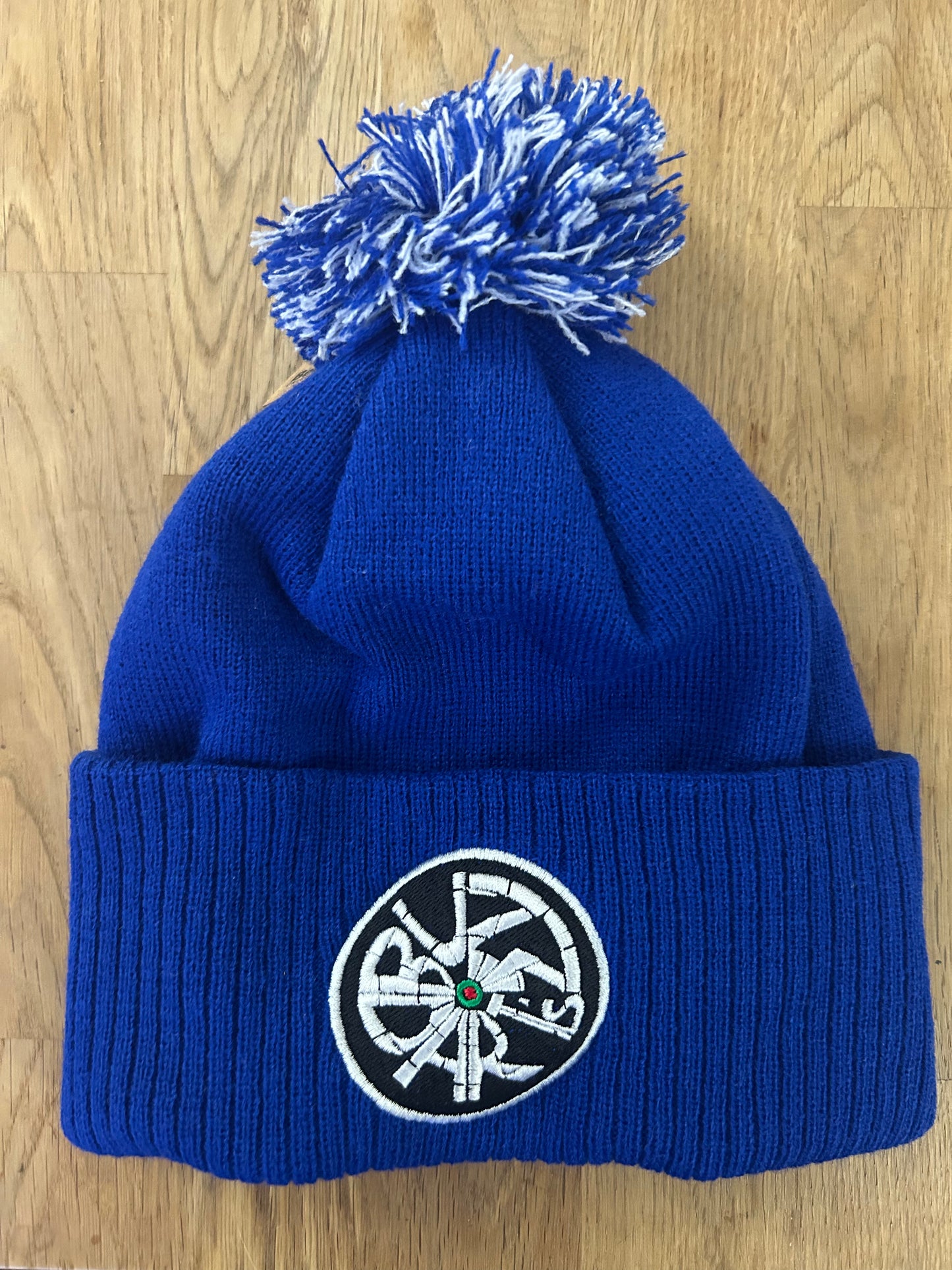 Buzz Darts - Pom Pom Winter Hat - Blue