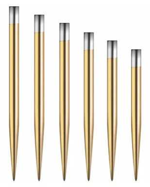 Mission - Glide - Dart Point - Steel Tip Point - Gold - 40mm