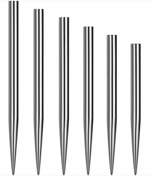 Mission - Glide - Dart Point - Steel Tip Point - Silver - 40mm