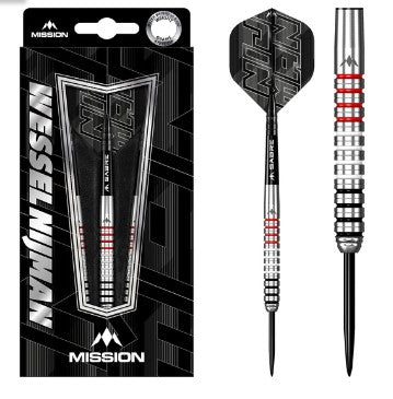 Mission - Wessel Nejman - Steel Tip Darts - 95% Tungsten - Natural