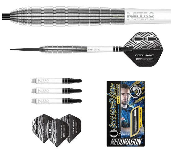 Red Dragon - Luke Humphries - TX1 - Steel Tip Darts - 90% Tungsten (STOCK ITEM)