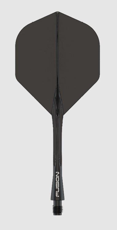 Winmau - Fusion - Intergrated Flight & Shaft - No2 - Black