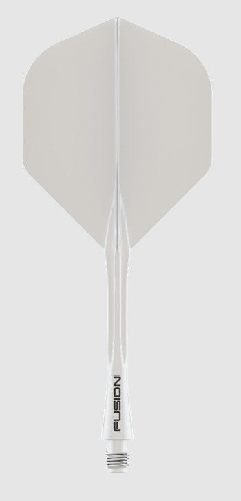 Winmau Fusion Intergrated Flight & Shaft - White