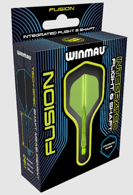 Winmau Fusion Intergrated Flight & Shaft - Yellow