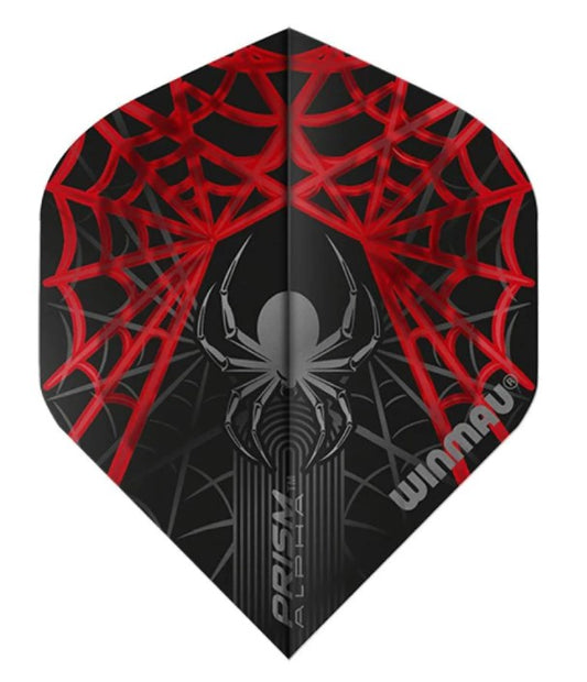 Winmau -  Prism Alpha Dart Flights - 100 Micron - Spider