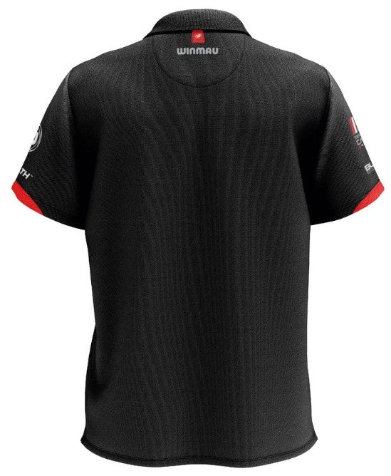 Winmau - Pro-Line Darts Polo Shirt - Blade 6 - Black (STOCK ITEM)