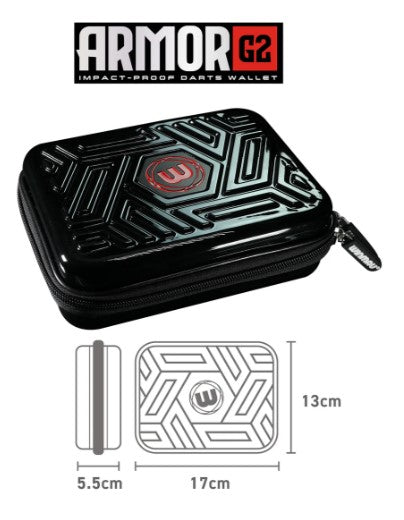 Winmau - Armor G2 - Dart Case - Black