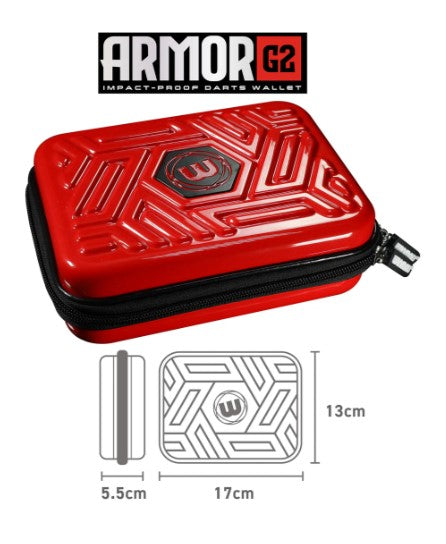 Winmau - Armor G2 - Dart Case - Red