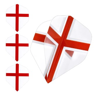 Designa - Dart Flights - Standard - Clear England - St George
