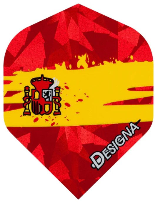 Designa - Dart Flights - Standard - Hologram - Nations