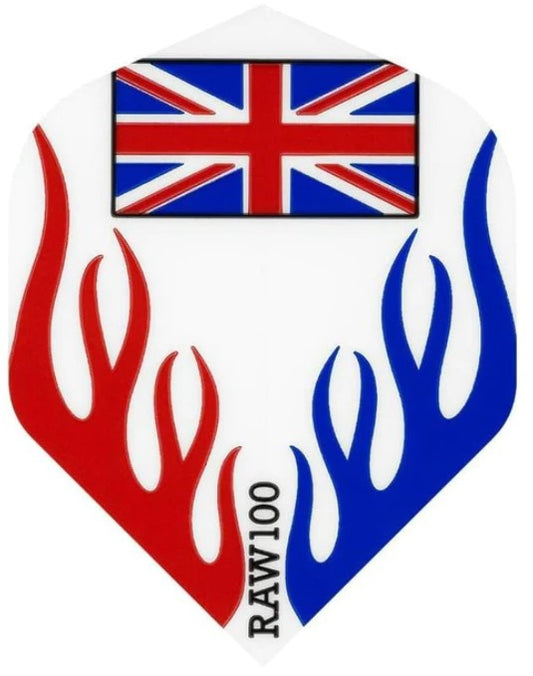 Designa - Dart Flights - Raw 100 - Standard - Home Nations