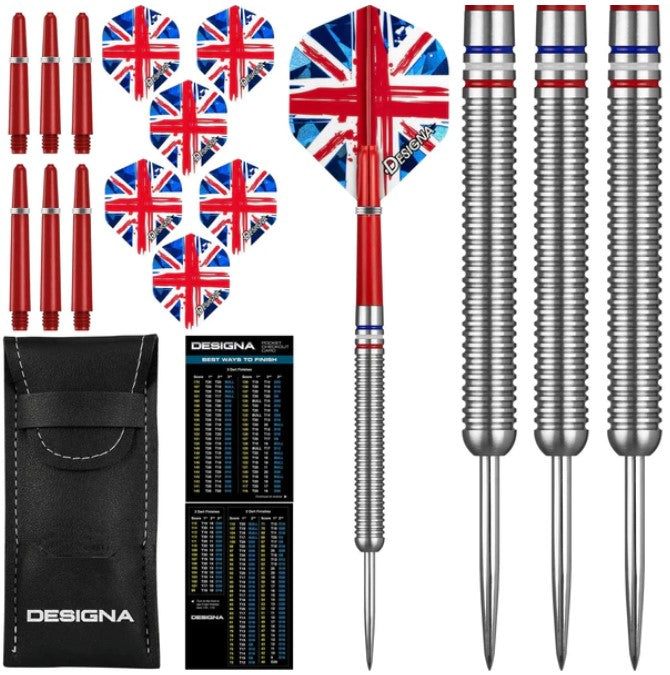 Designa Patriot - Steel Tip Darts - Nations
