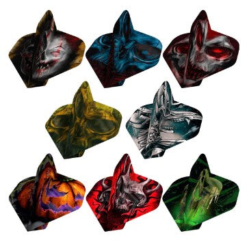 Designa - Dart Flights - Horror Show - No.2 Standard Shape - 100 Micron
