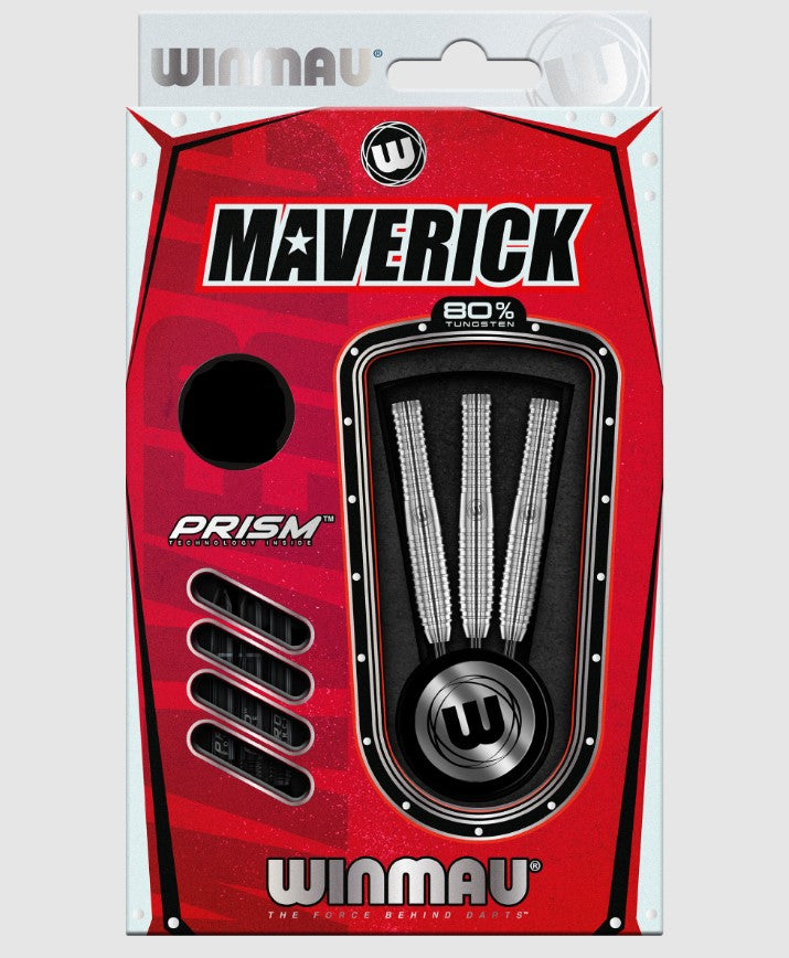 Winmau - Maverick - Steel Tip Darts - 80% Tungsten Alloy