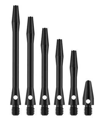 Designa - Aluminium Stems - Darts Shafts - Black