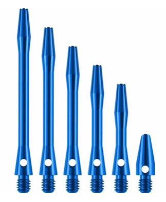 Designa - Aluminium Stems - Darts Shafts - Blue