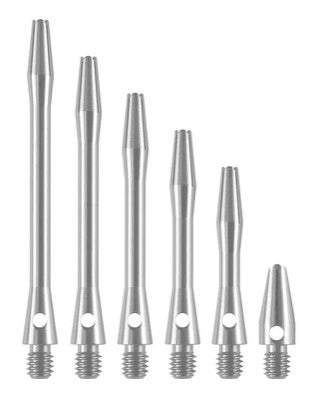 Designa - Aluminium Stems - Darts Shafts - Silver
