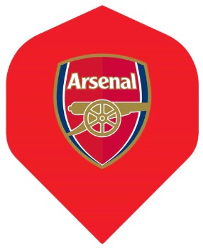 Arsenal FC - Football - Dart Flights - Red Badge