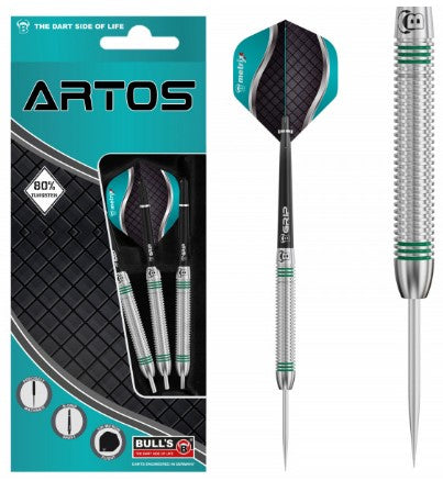 BULL'S DE - Artos - AR1 - Steel Tip Darts - 80% Tungsten - Mint - RRP £33.95