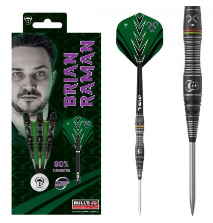 BULL'S DE - Brian Raman - Steel Tip Darts - 90% Tungsten