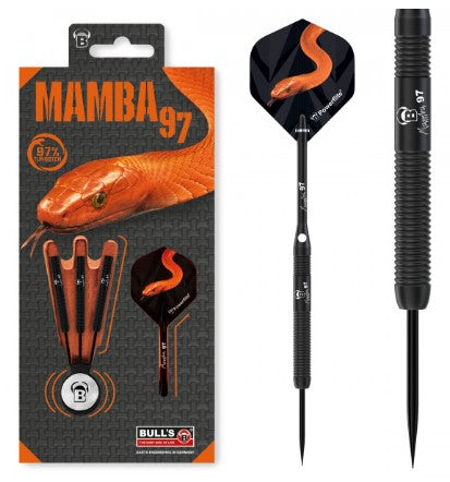 BULL'S DE - Mamba 97 - M1 - Steel Tip Darts - 97% Tungsten