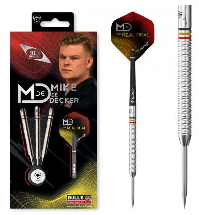 BULL'S DE - Mike de Decker - Steel Tip Darts - 90% Tungsten