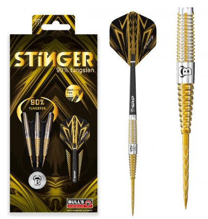 BULL'S DE - Stinger - Steel Tip Darts - 90% Tungsten - Gold