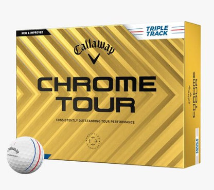 Callaway - Chrome Tour Golf Balls - White - Triple Track