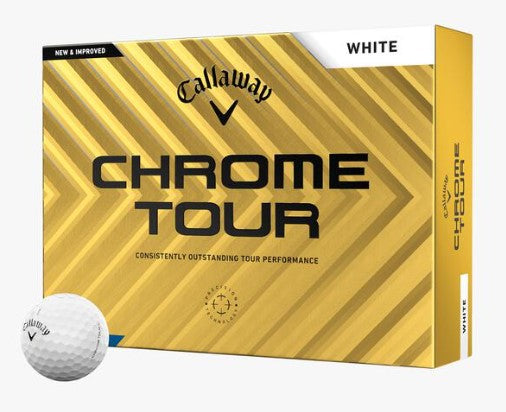 Callaway - Chrome Tour Golf Balls - White