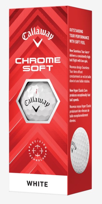 Callaway - Chrome Soft Golf Balls - White