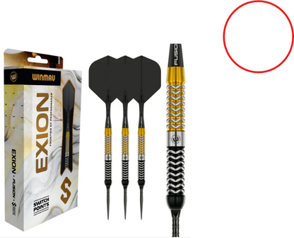 Winmau - Exion - Switch Points- Steel Tip Dart - 90% Tungsten (STOCK ITEM)