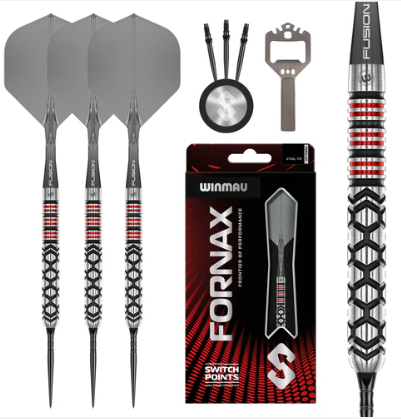 Winmau - Fornax- Parallel-Switch Points- Steel Tip Dart - 90% Tungsten (STOCK ITEM)