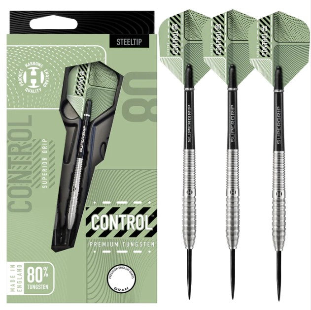 Harrows - Steel Tip Darts - Control - Tapered - 80% Tungsten