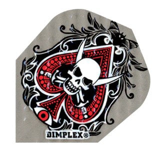 Harrows - Dart Flights - Dimplex - Standard No.6 - Spades Skull