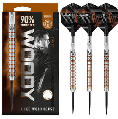 Harrows - Luke Woodhouse - Woody - Series 2 - 90% Tungsten - Steel Tip Darts