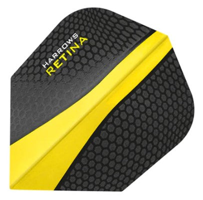 Harrows - Dart Flights - Retina - Standard No.6 - Yellow