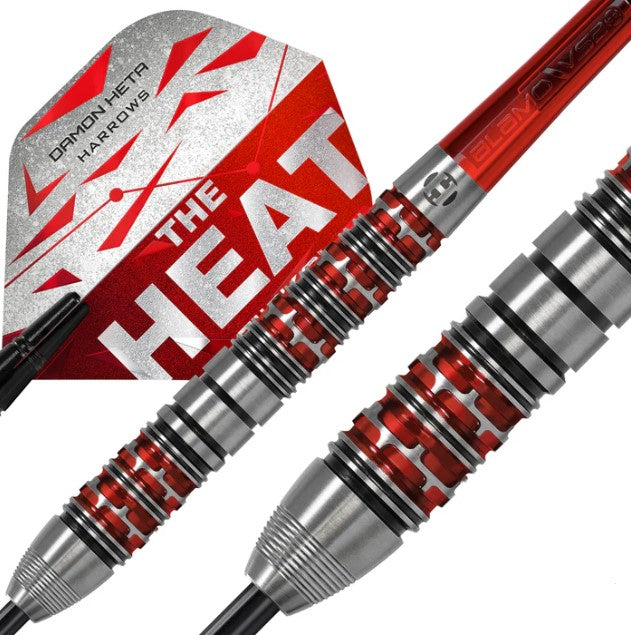 Harrows - Damon Heta - The Heat - Series 2 - Steel Tip Darts - 90% Tungsten