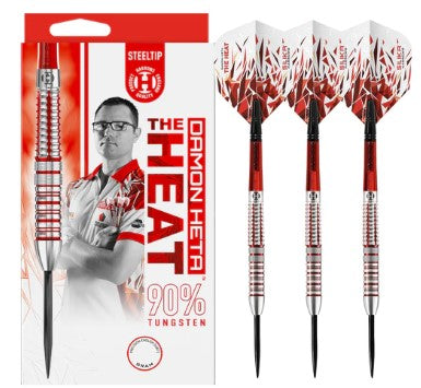 Harrows - Damon Heta 2024 - 90% Tungsten - The Heat - Steel Tip Darts