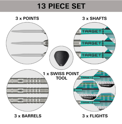 Target - Hydro G1 - Swiss Point Dart - 90% Tungsten (STOCK ITEM)