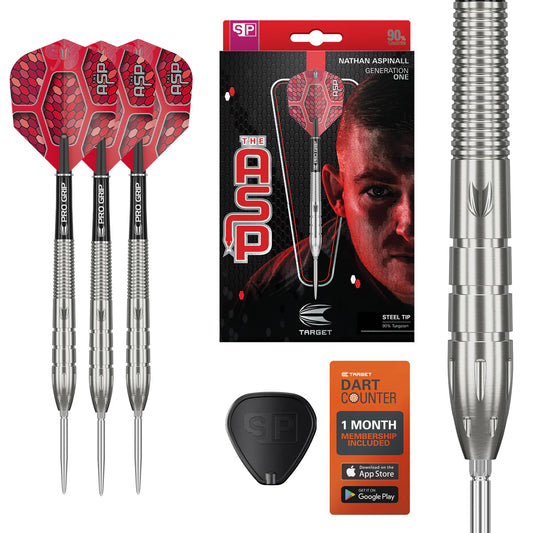 Target - Nathan Aspinall G1 - Steel Point Darts - 90% Tungsten (STOCK ITEM)