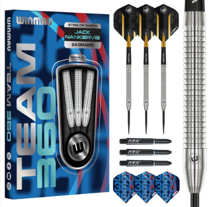 Winmau - Jack Nankervis - Steel Tip Dart - 90% Tungsten (STOCK ITEM)