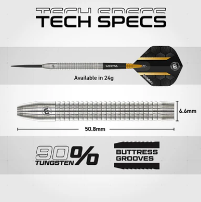 Winmau - Jack Nankervis - Steel Tip Dart - 90% Tungsten (STOCK ITEM)