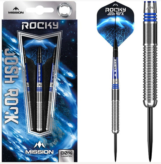 Mission - Josh Rock - Steel Tip Darts - 80% Tungsten - NEW