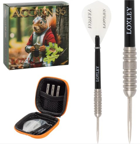 Loxley - Acorn 95 - Steel Tip Darts - 95% Tungsten - 14g