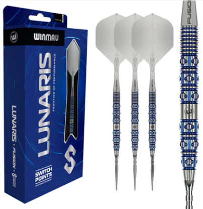 Winmau - Lunaris - Tapered- Switch Points- Steel Tip Dart - 90% Tungsten (STOCK ITEM)