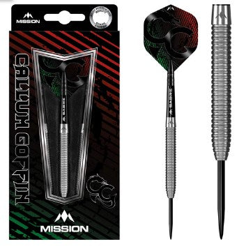 Mission - Callum Goffin - Steel Tip Darts - 90% Tungsten - Micro Grip